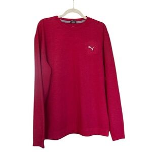 Men's Red Puma CloudSpun Sweatshirt Long sleeve shirt XL